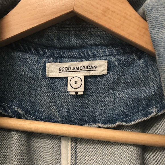 Good American Denim Trench Coat (Size 5) BRAND NEW - Picture 2 of 6